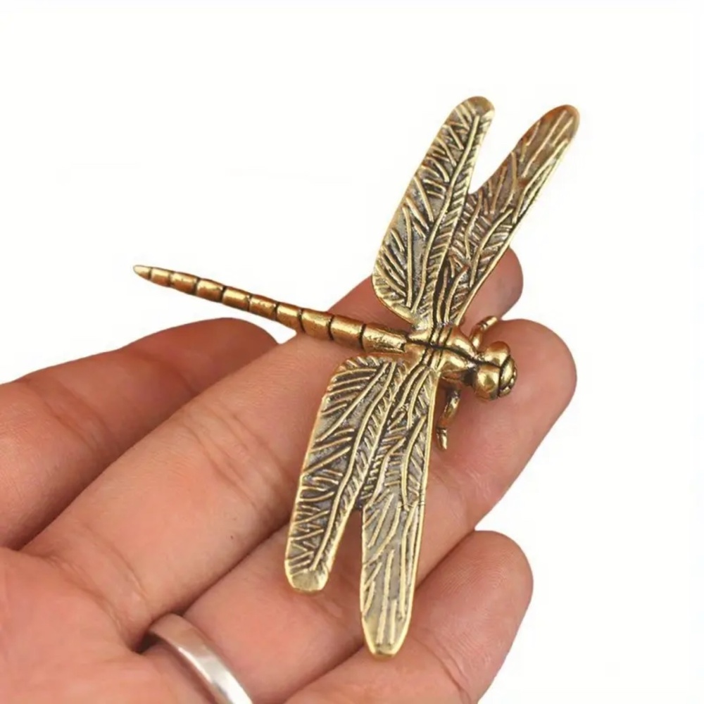 Brass dragonfly